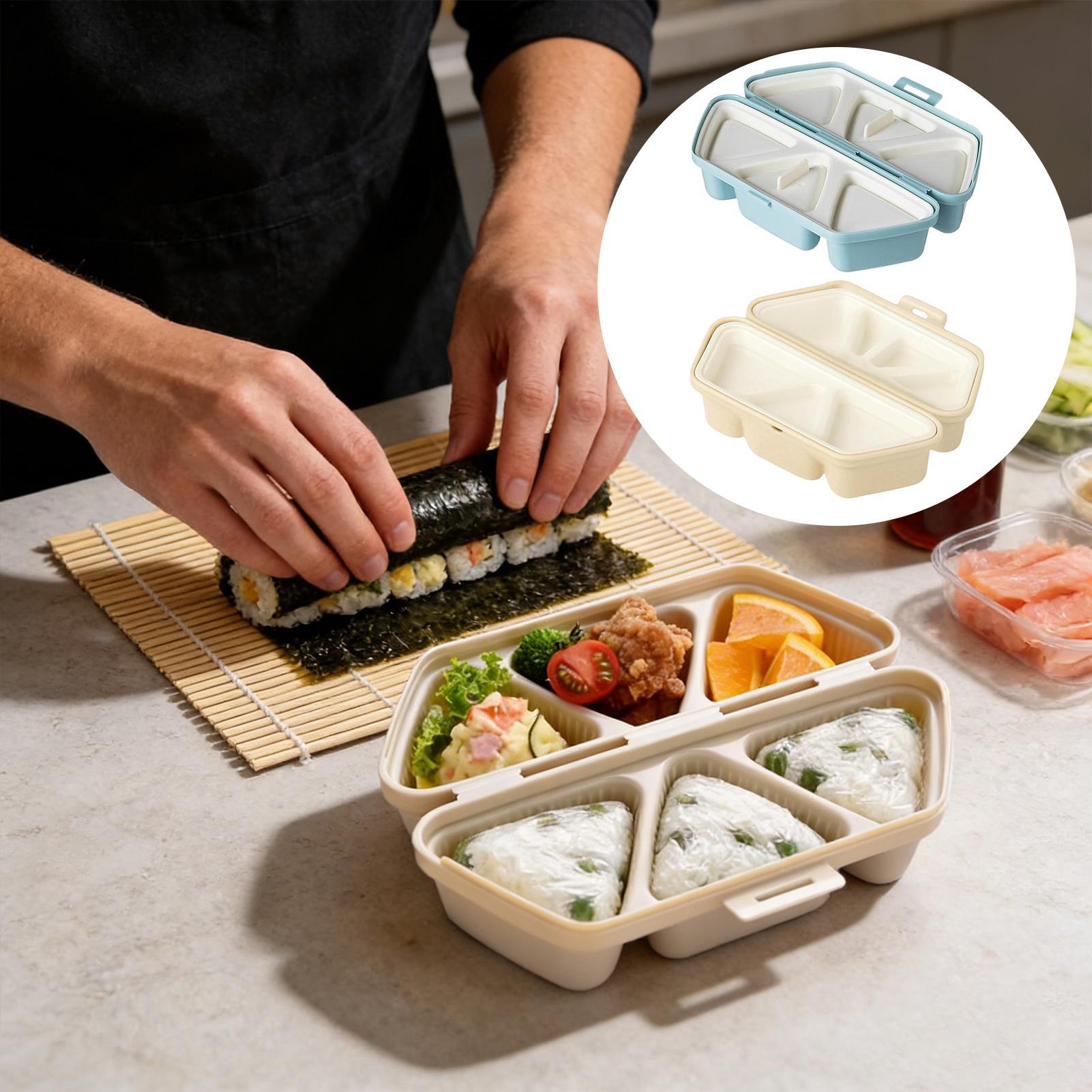 Meal Prep Template - Sushi Mold Maker 6 Cavity Triangle