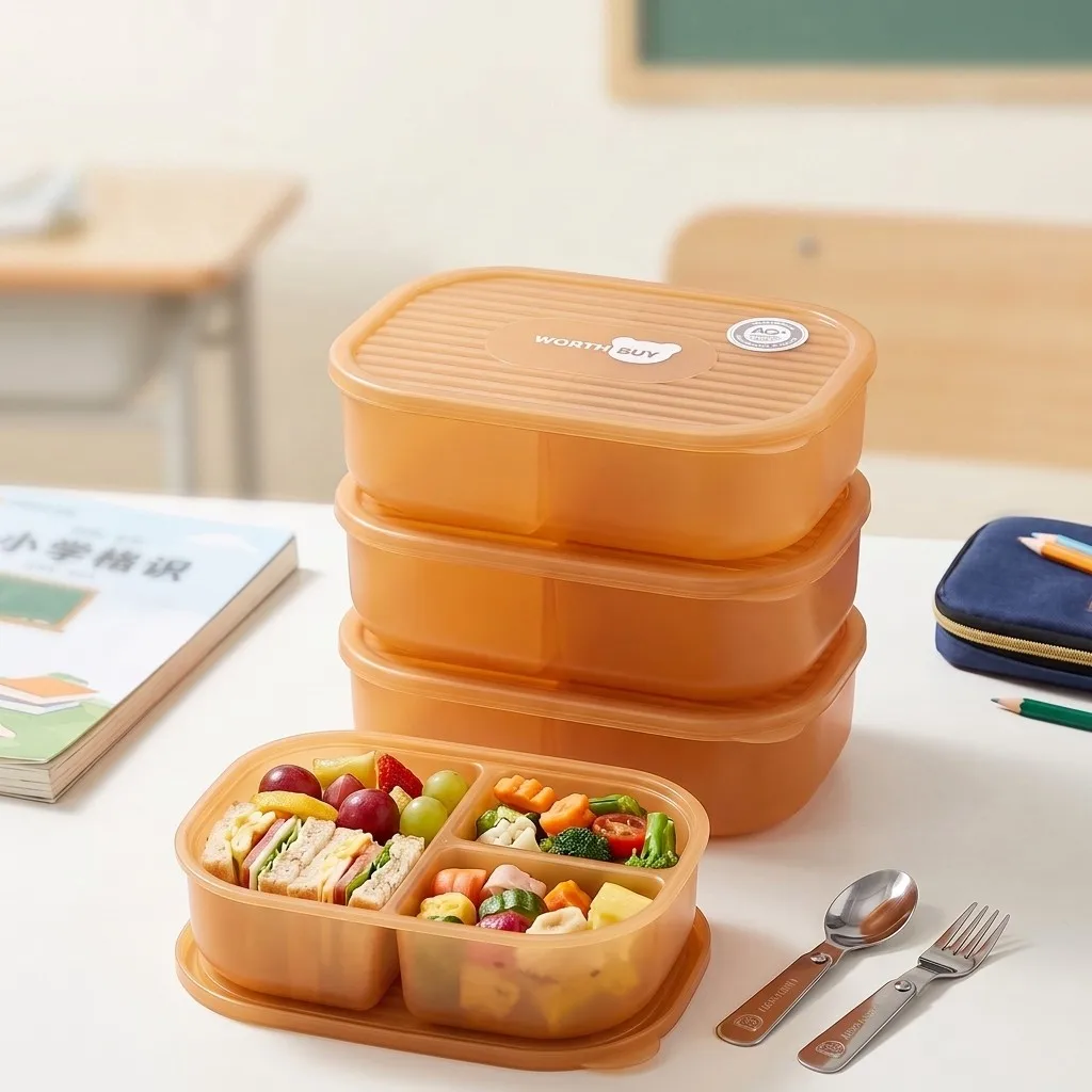 Japanese Plastic Bento Box Kid - Meal Prep Or Prep Meal recension och pris