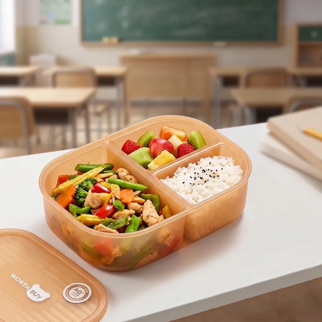 Japanese Plastic Bento Box Kid - Meal Prep Or Prep Meal recension och pris