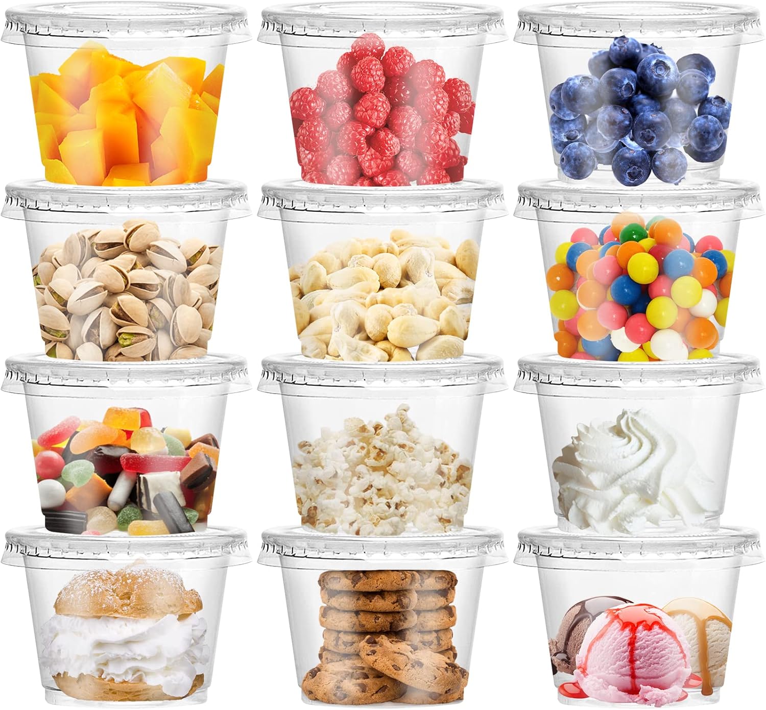 8/10OZ Plastic Parfait Cups wi - Sauce Dipping Cup recension och pris
