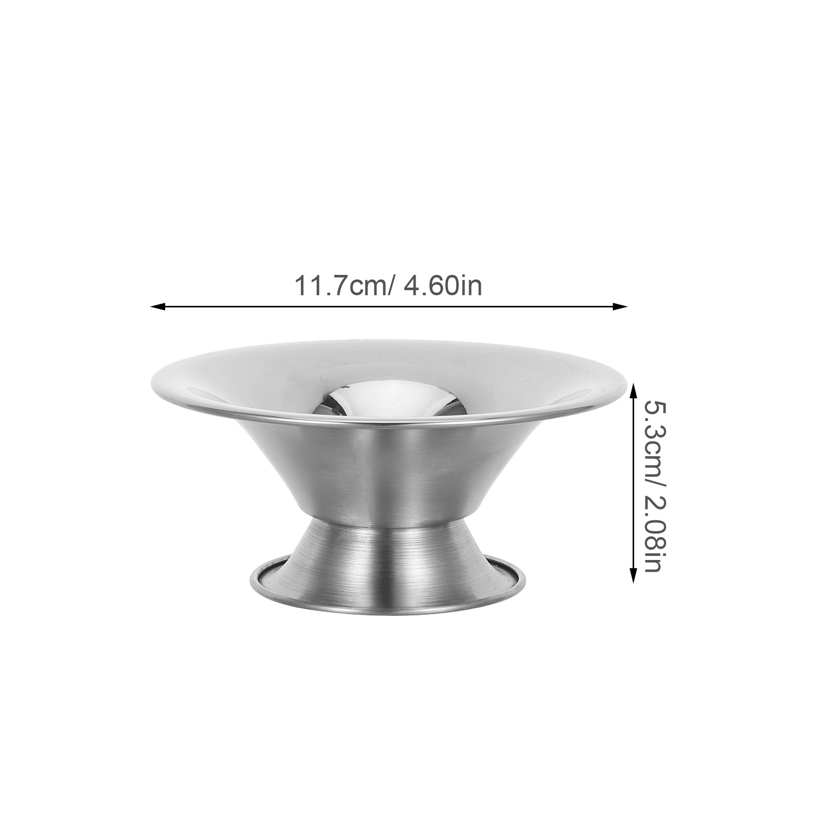 Stainless Steel Salad Bowl Foo - Sauce Dipping Cup recension och pris